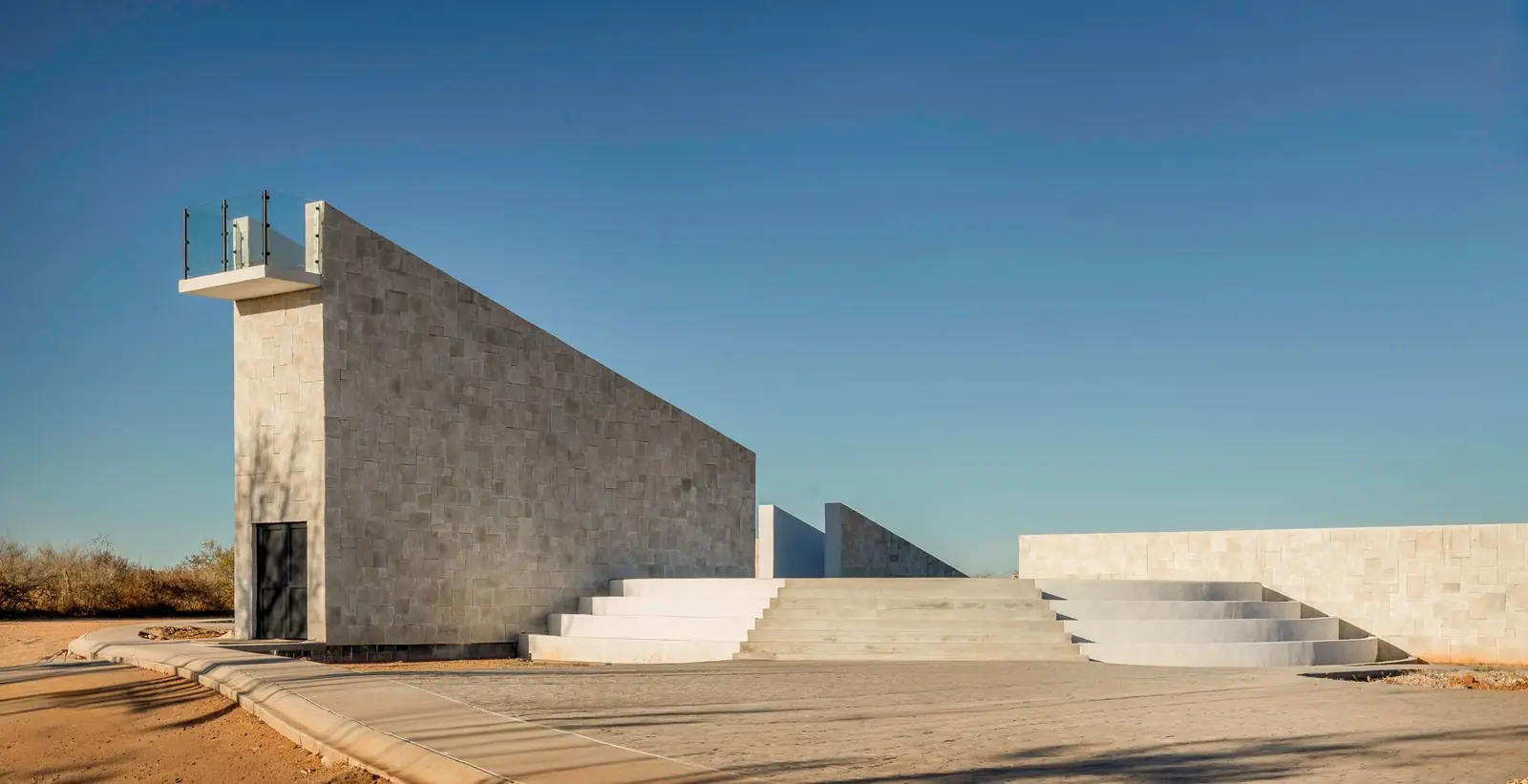 Mirador con gradas